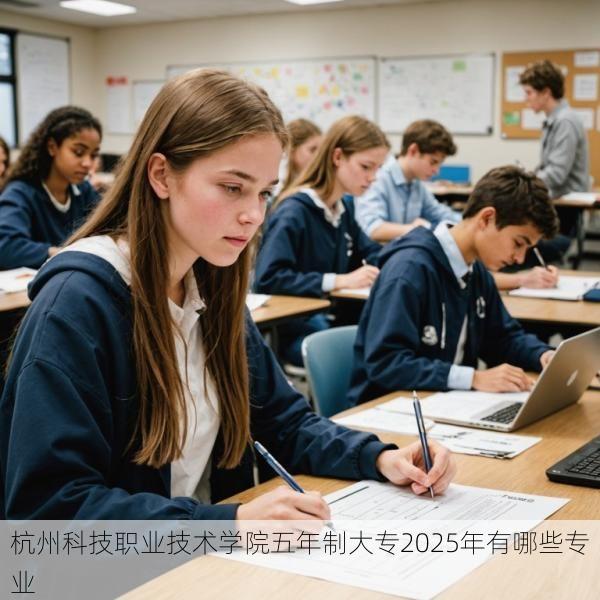 杭州科技职业技术学院五年制大专2025年有哪些专业