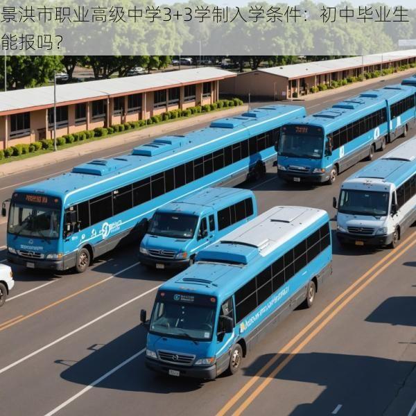 景洪市职业高级中学3+3学制入学条件：初中毕业生能报吗？
