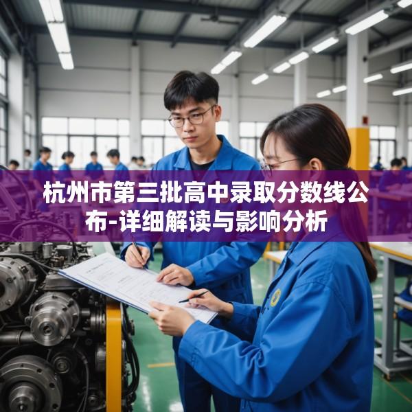 杭州市第三批高中录取分数线公布-详细解读与影响分析