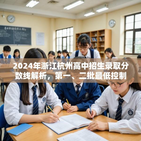 2024年浙江杭州高中招生录取分数线解析，第一、二批最低控制分数线深度解读