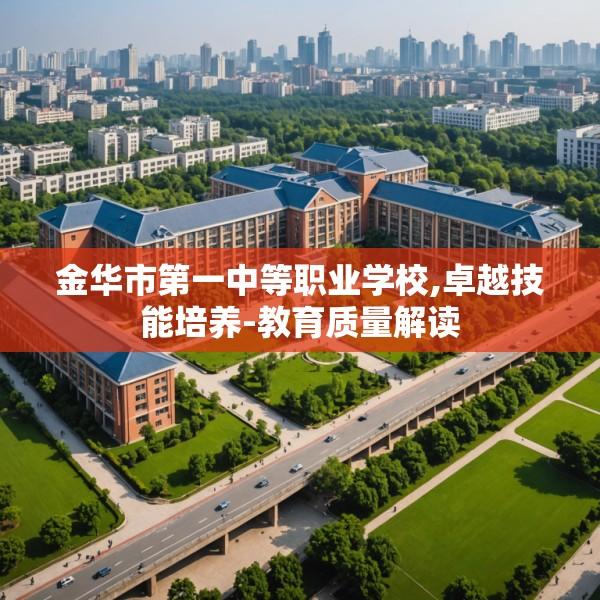 金华市第一中等职业学校,卓越技能培养-教育质量解读